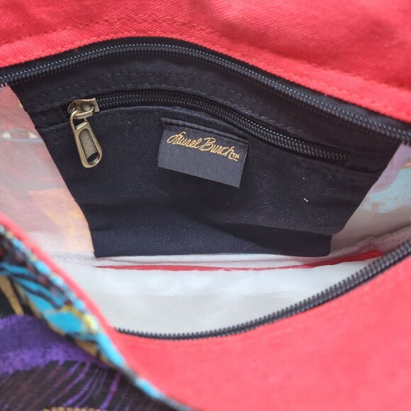 Laurel Burch Wild Horses of Fire Medium Equestrian Hobo Tote Shoulder Purse Bag - Picture 15 of 16